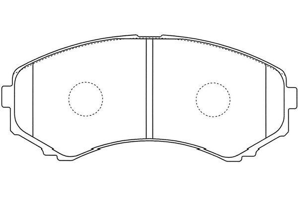 KAVO PARTS Комплект тормозных колодок, дисковый тормоз BP-4575